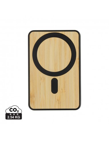 Zen RCS rplastic 5000 mah 5W magnetisk bambus powerbank