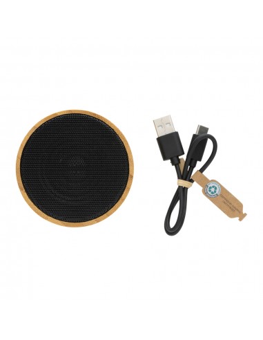 3W trådløs højttaler i bambus og RCS ABS