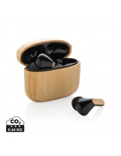 RCS TWS øretelefoner i genanvendt plastik og bambus