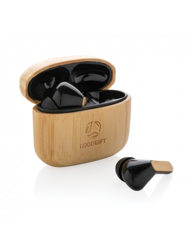 RCS TWS øretelefoner i genanvendt plastik og bambus