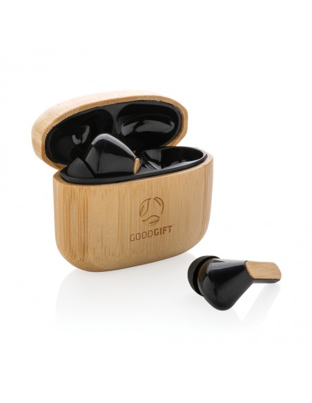 RCS TWS øretelefoner i genanvendt plastik og bambus