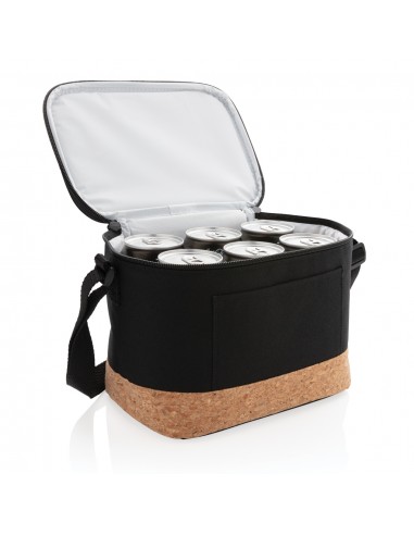 To tonet køletaske med kork detalje