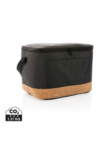 Impact AWARE™ XL RPET two-tone køletaske med kork detaljer
