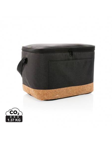 Impact AWARE™ XL RPET two-tone køletaske med kork detaljer