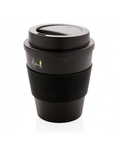 Genbrugelig kaffekop med skruelåg, 350ml