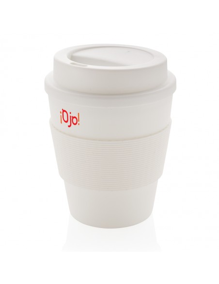 Genbrugelig kaffekop med skruelåg, 350ml