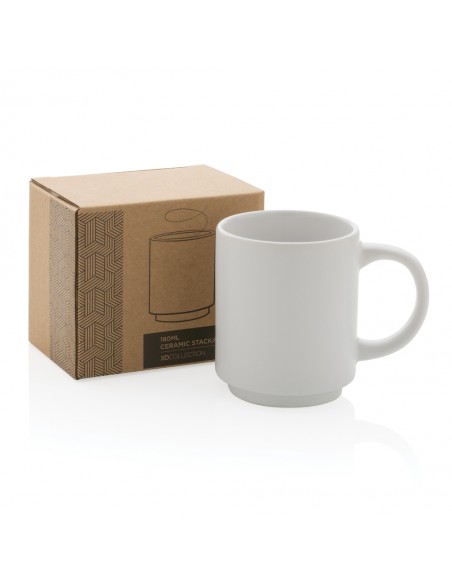 Stabelbart keramisk krus 180ml