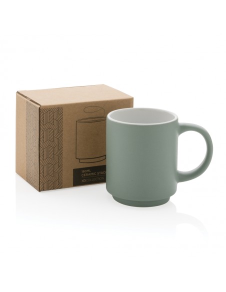 Stabelbart keramisk krus 180ml