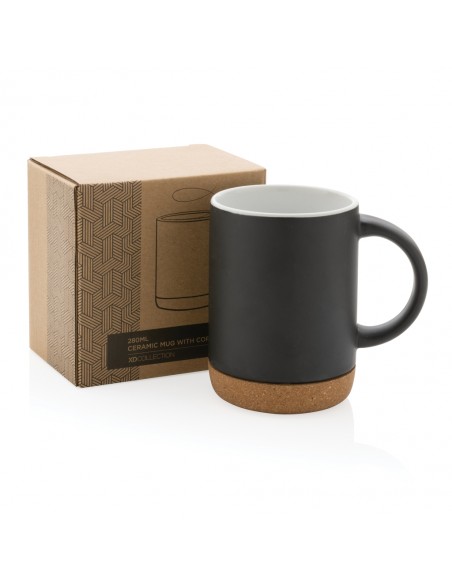 Keramisk krus med korkbund 280ml