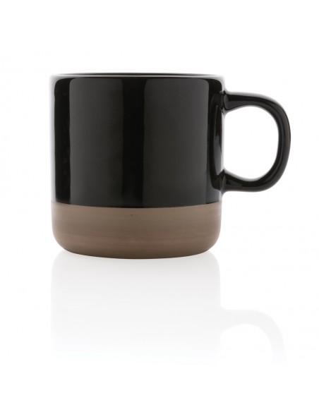 Glaseret keramisk krus 360ml