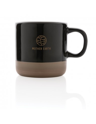 Glaseret keramisk krus 360ml