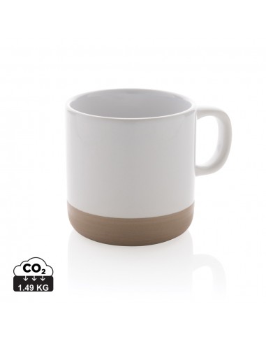 Glaseret keramisk krus 360ml