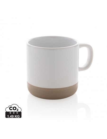 Glaseret keramisk krus 360ml