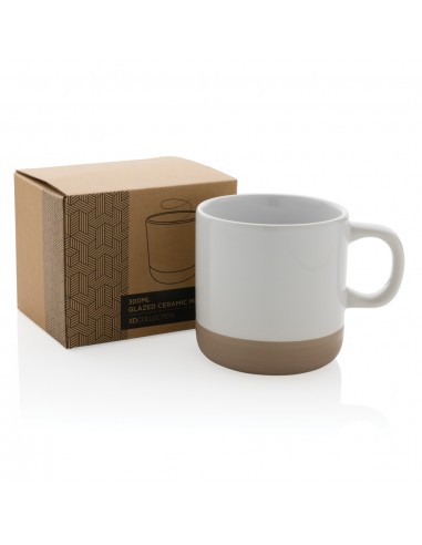 Glaseret keramisk krus 360ml