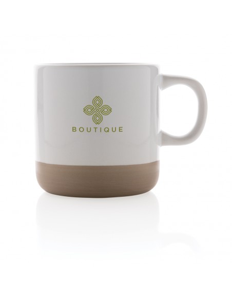 Glaseret keramisk krus 360ml