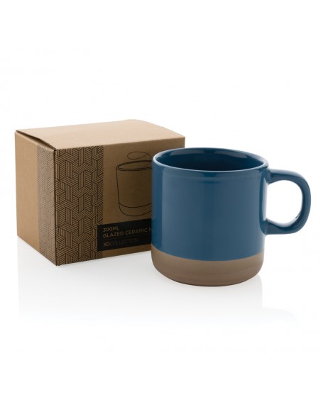 Glaseret keramisk krus 360ml