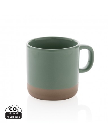 Glaseret keramisk krus 360ml