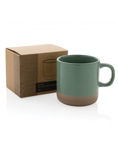 Glaseret keramisk krus 360ml