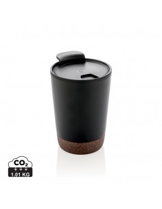 Rustfrit stål& kork kaffe krus i GRS RPP