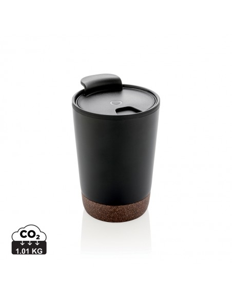 Rustfrit stål& kork kaffe krus i GRS RPP