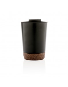 Rustfrit stål& kork kaffe krus i GRS RPP 2