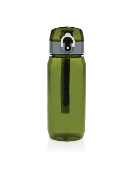 Yide RCS genanvendt PET lækagesikker låsbar vandflaske 600ML