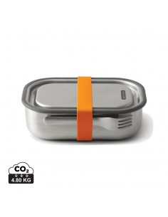 Black+Blum stor madkasse i rustfrit stål