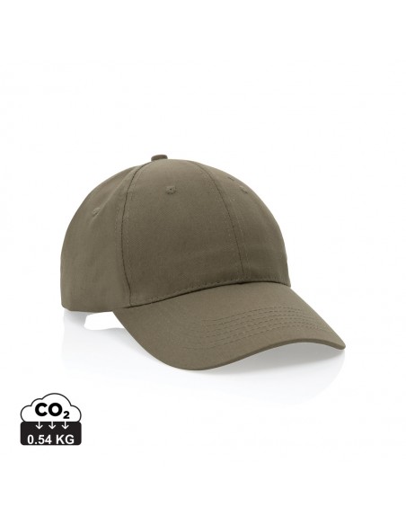 Impact 6 panels cap, 190gr genanvendt bomuld med AWARE™