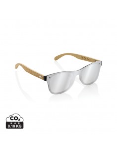 Prism solbriller af RCS genanvendt plast med bambusstel