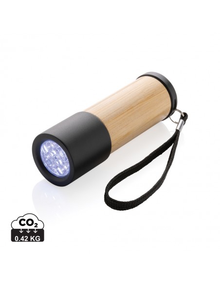 Bambus- og RCS-genbrugsplast lommelygte