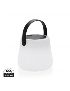 Solar Glow RCS genanvendt plast USB-opladelig udendørslampe