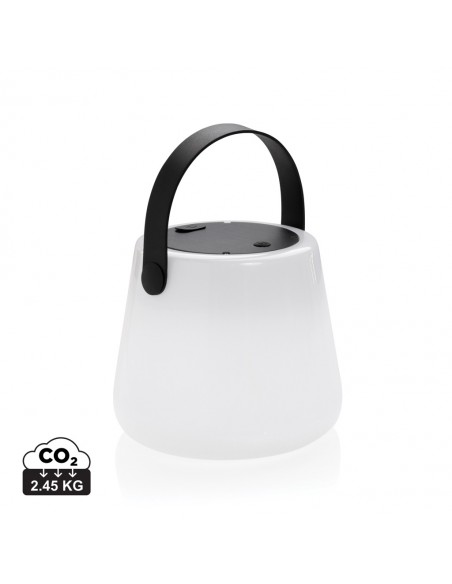 Solar Glow RCS genanvendt plast USB-opladelig udendørslampe