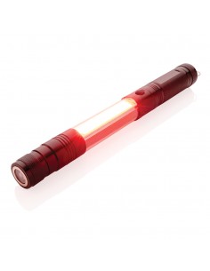 Stor teleskop lygte med COB 2