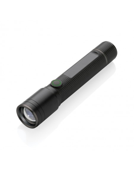 Gear X USB opladelig lommelygte i RCS genanvendt aluminium