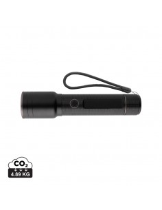 Heavy duty lommelygte i RCS aluminium USB opladelig