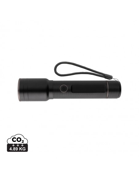 Heavy duty lommelygte i RCS aluminium USB opladelig