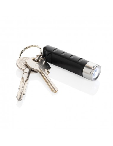 Globix RCS genanvendt plast USB genopladelig nøgleringslygte