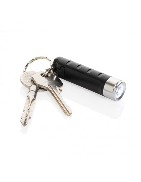 Globix RCS genanvendt plast USB genopladelig nøgleringslygte