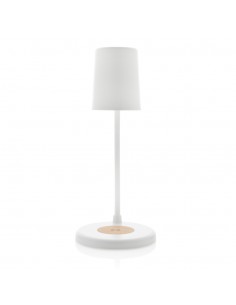 Zenara RCS genanvendt plast og kork 15W trådløs bord lampe 2