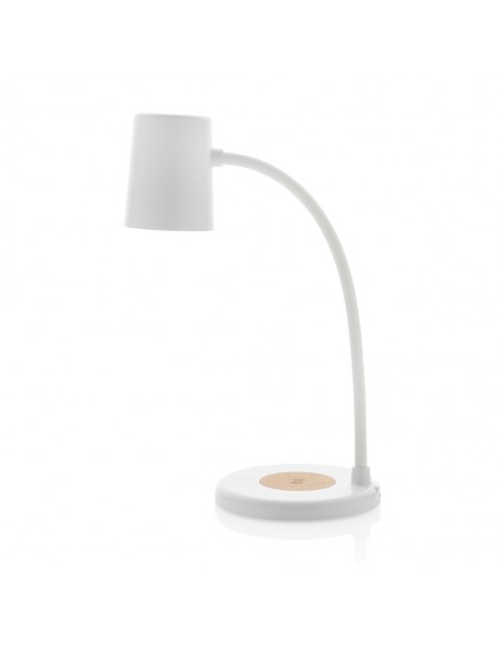 Zenara RCS genanvendt plast og kork 15W trådløs bord lampe