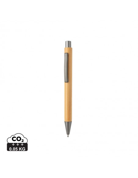 Slim designet bambuspen