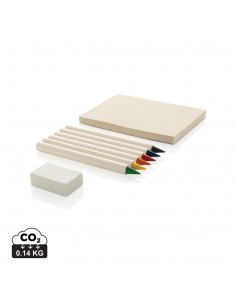 Micki GRS infinity 6 stk. farveblyantsæt med notesblok