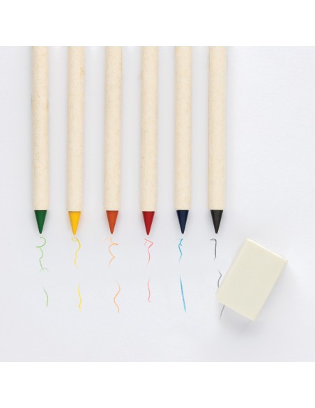 Micki GRS infinity 6 stk. farveblyantsæt med notesblok