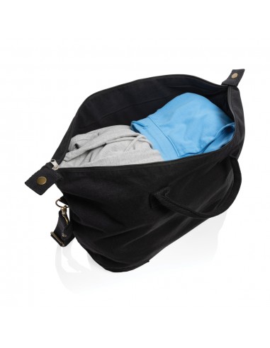 Kezar AWARE™ 500 gsm genanvendt lærred deluxe weekendtaske