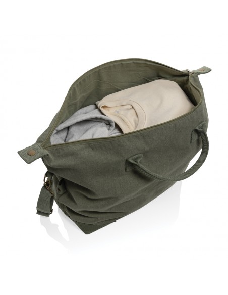 Kezar AWARE™ 500 gsm genanvendt lærred deluxe weekendtaske