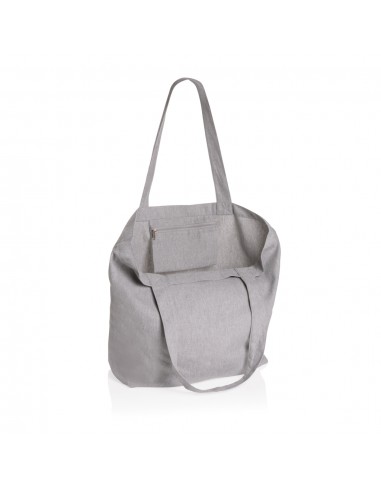 Impact Aware™ 240 gsm rcanvas shopper m/lomme ufarvet