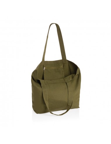 Impact Aware™ 240 gsm rcanvas shopper m/lomme ufarvet