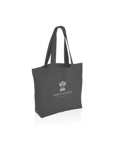 Impact Aware™ 240 gsm rcanvas shopper m/lomme ufarvet