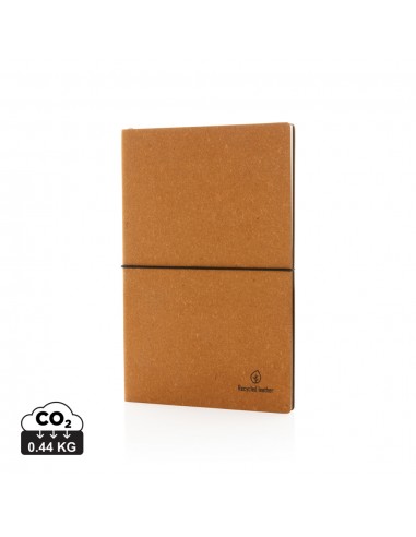 A5 notesbog GRS genanvendt læder