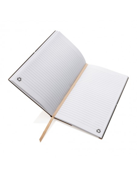 A5 notesbog GRS genanvendt læder